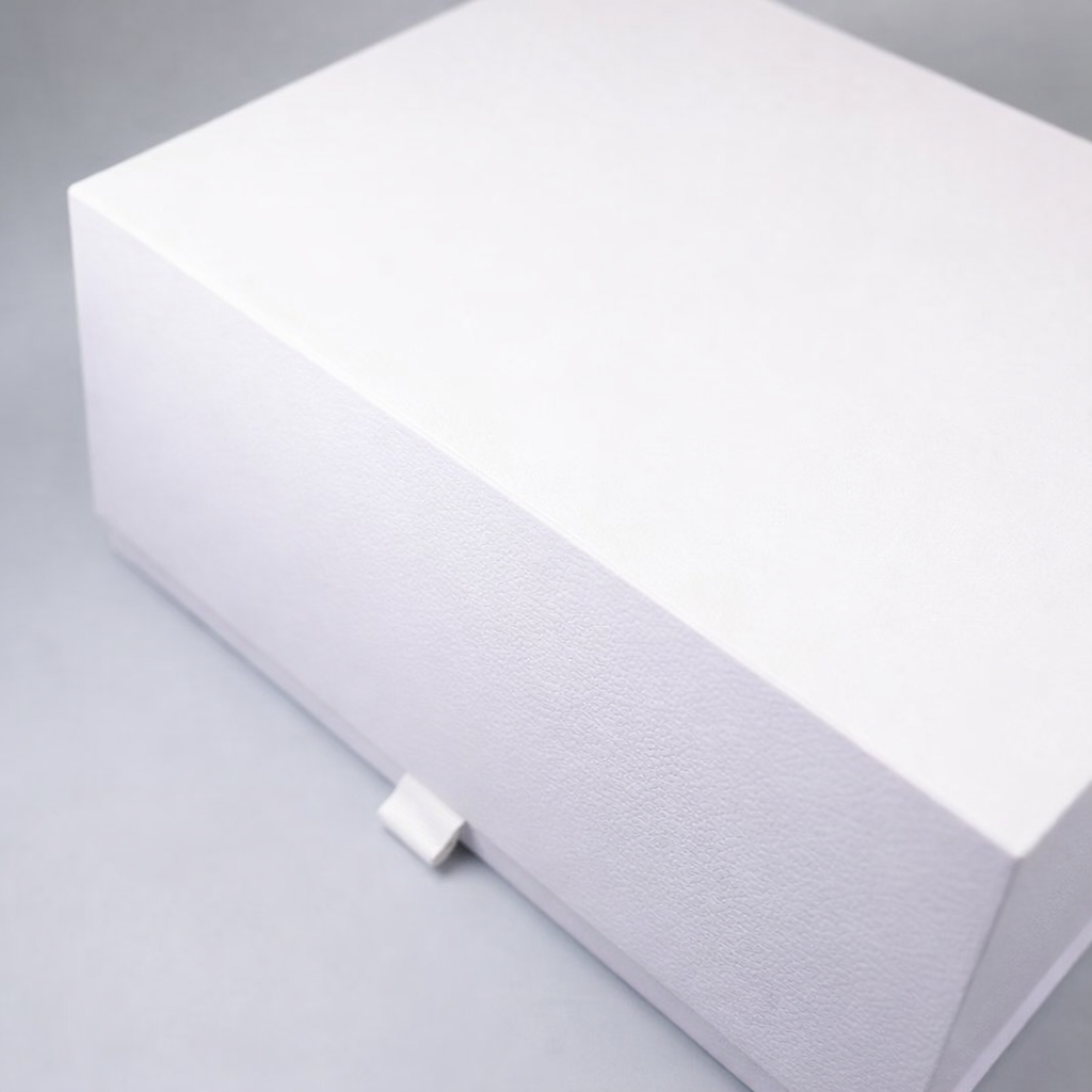 Collapsible storage box with custom logo printing option, ideal for branded packaging and corporate organization