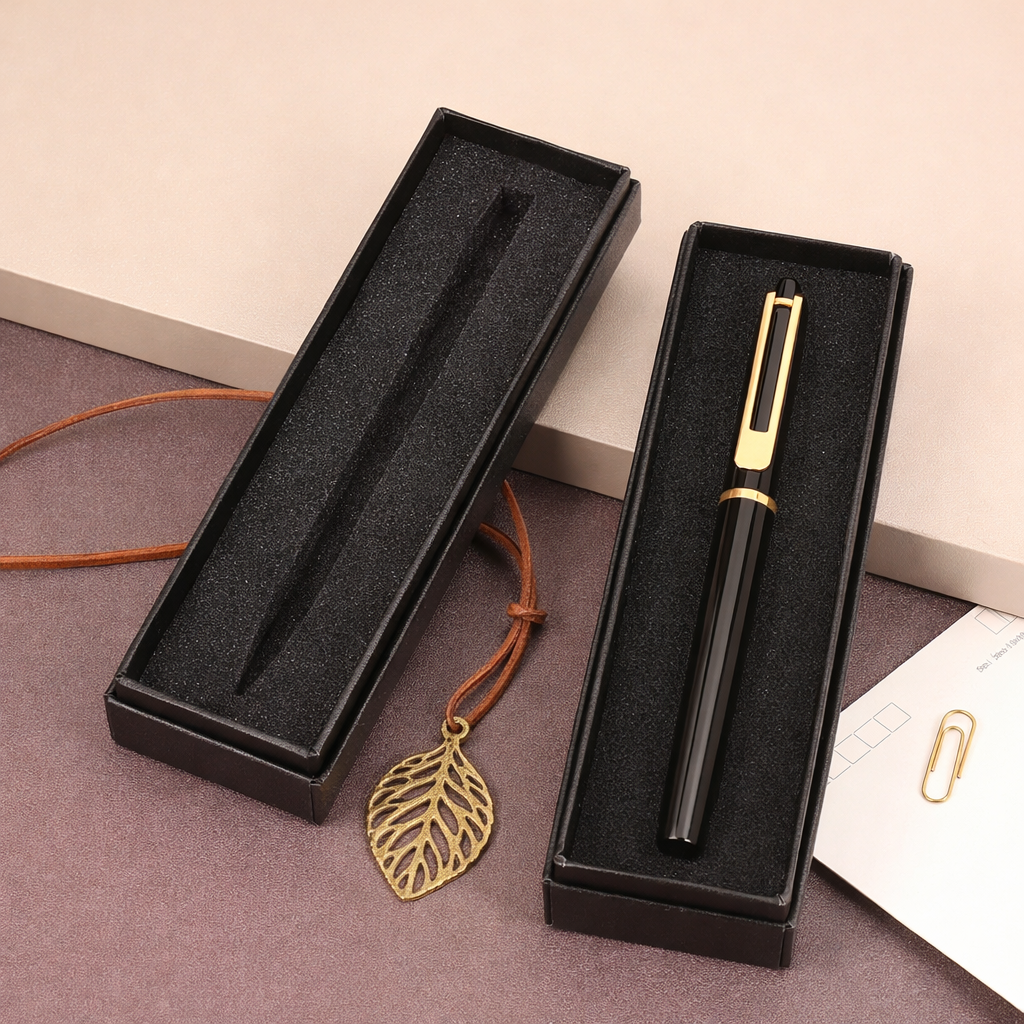 Executive pen presentation box featuring heaven and earth cover design