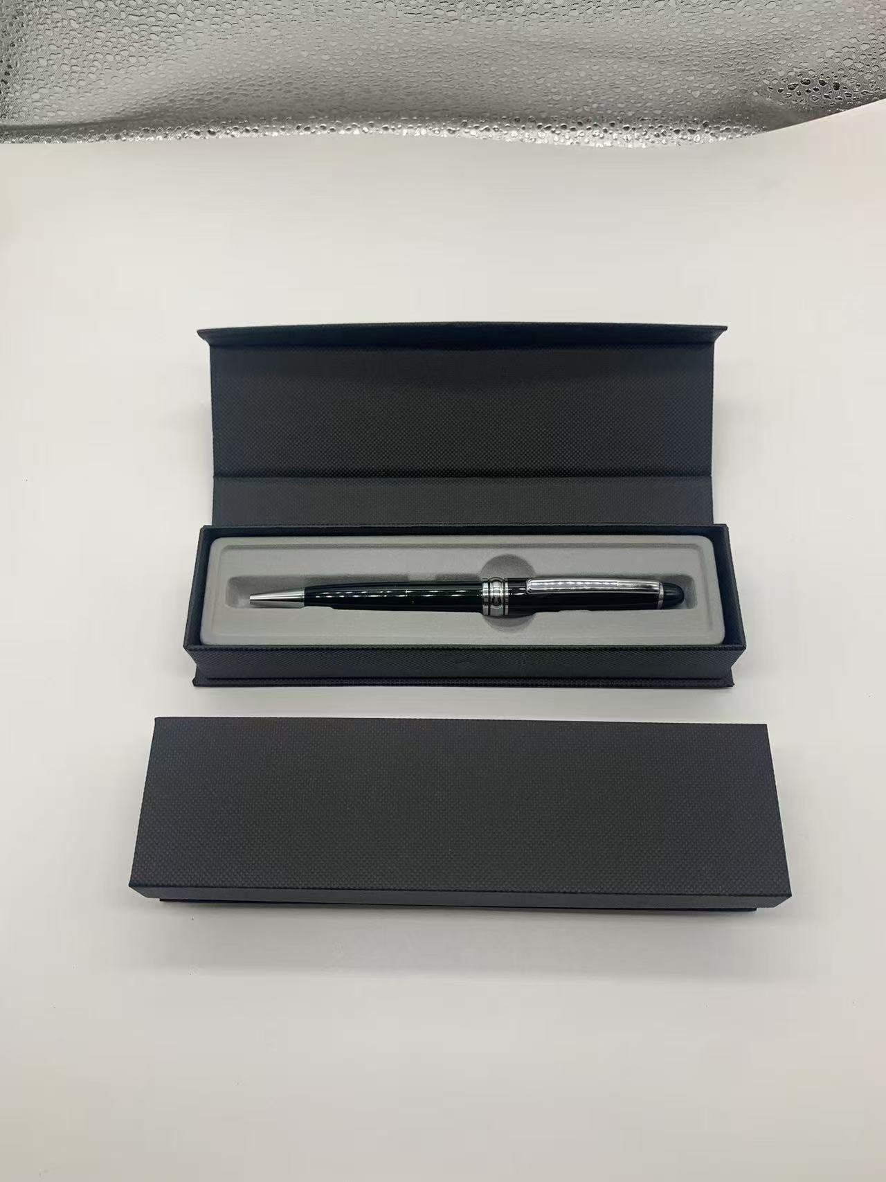 Luxury magnetic pen case with flip-top design and premium finish