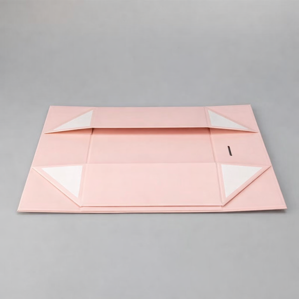 Premium textured folding box with embossed pattern for sophisticated brand packaging