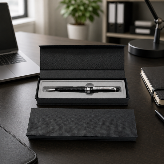 Ready-Stock Book-Style Magnetic Pen Gift Box