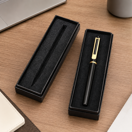 Ready-Stock Lid & Base Pen Box with Sponge Lining