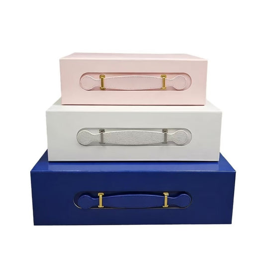 Small Magnetic Folding Gift Box with Handle