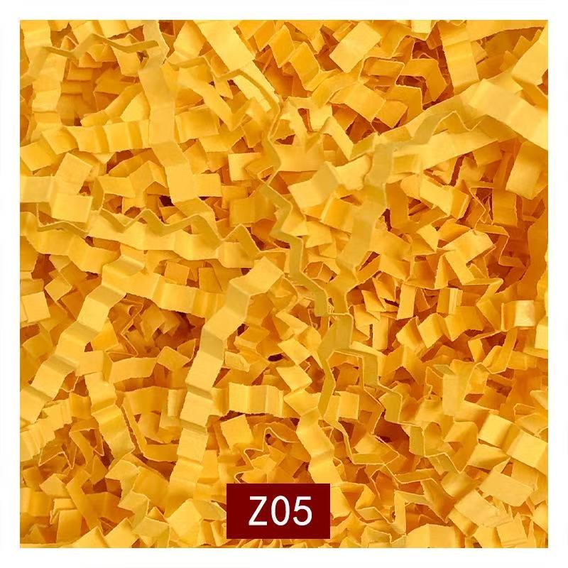 Premium crinkle cut paper shred in assorted colors for luxury gift boxes