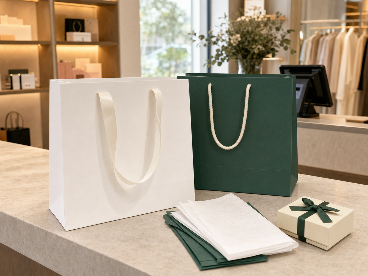 Custom Paper Shopping Bags