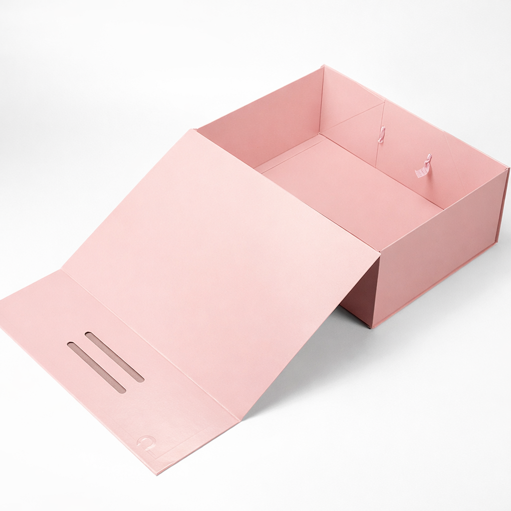 Folding carton box for wholesale distribution, cost-effective bulk packaging solution with flat storage