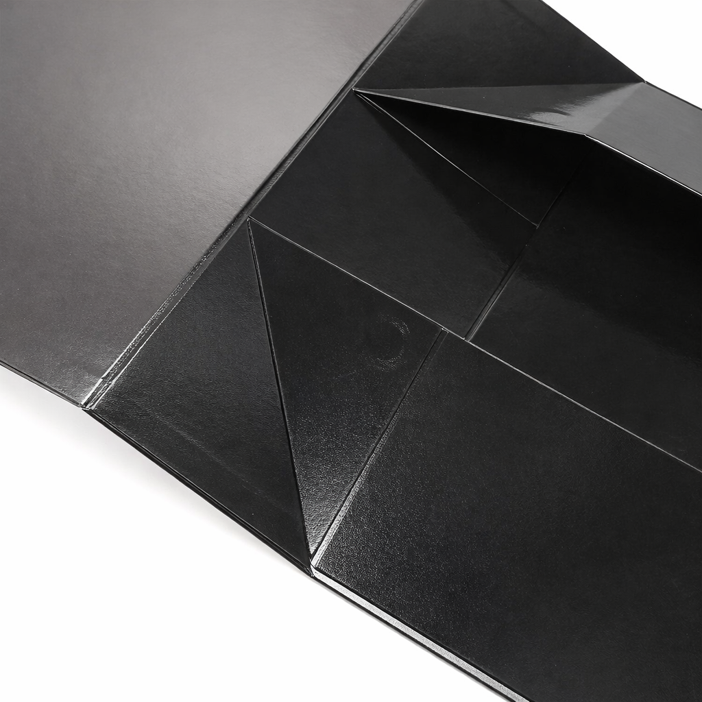 Flat pack custom logo folding box, customizable branding for corporate gifts and wholesale orders
