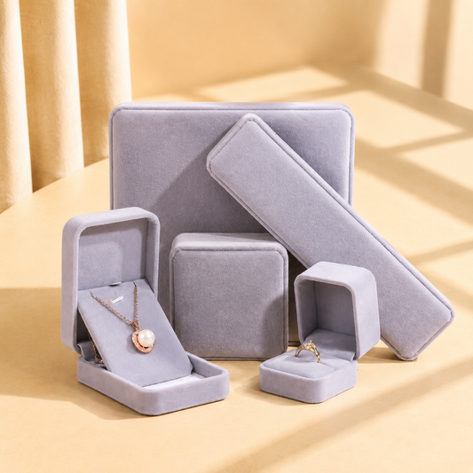 Ready-Stock Velvet Ring & Pendant Jewelry Boxes