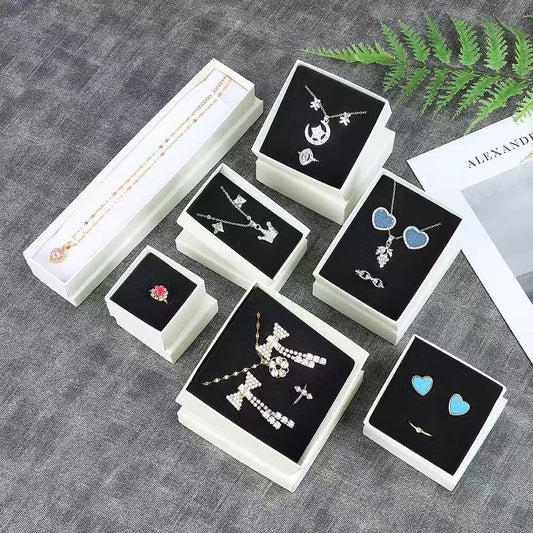 Two piece jewelry box with lift-off lid for luxury packaging