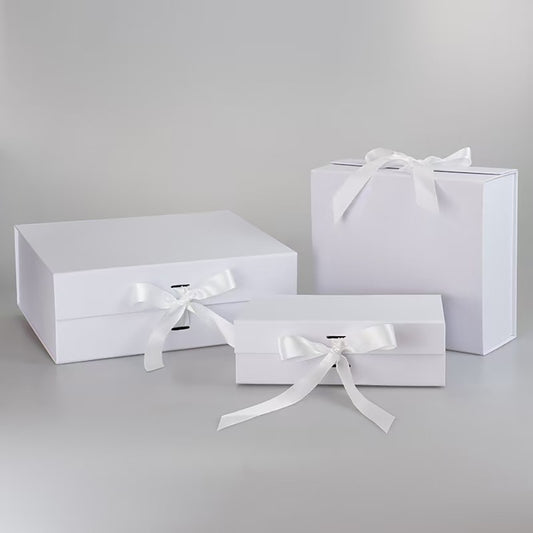 Small Ribbon Magnetic Folding Gift Box