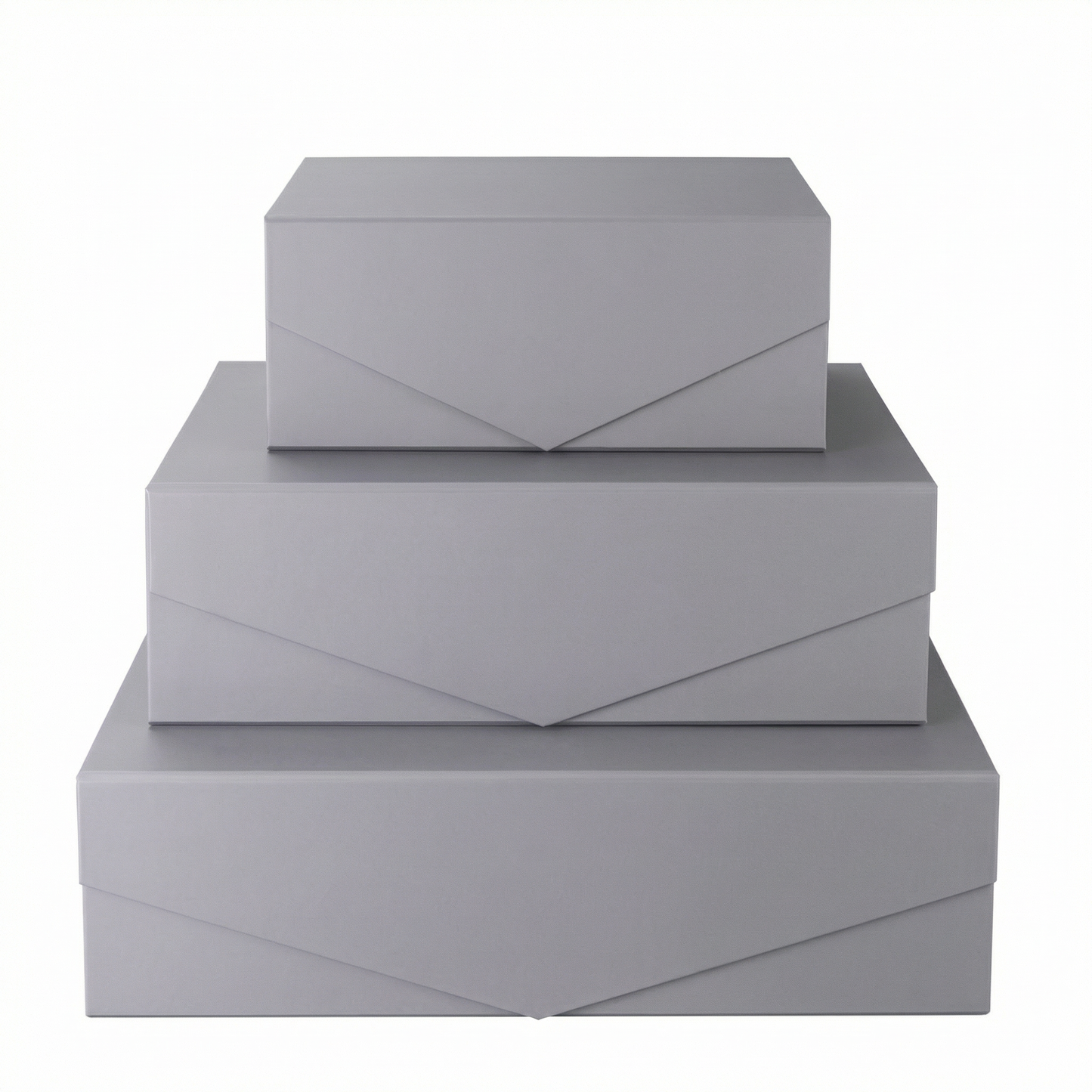 Luxury magnetic closure gift box with custom logo printing