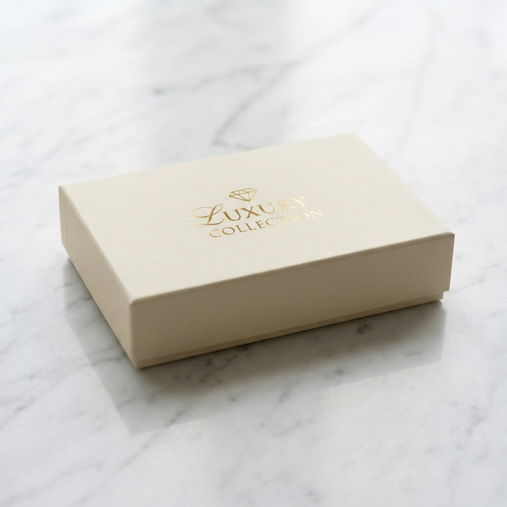 Professional gift packaging with logo imprint