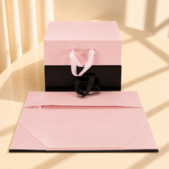 Auto-Lock Magnetic Folding Box