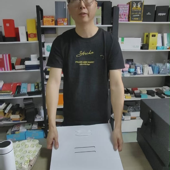 Foldable gift box for clothing and shoes packaging - premium collapsible retail box