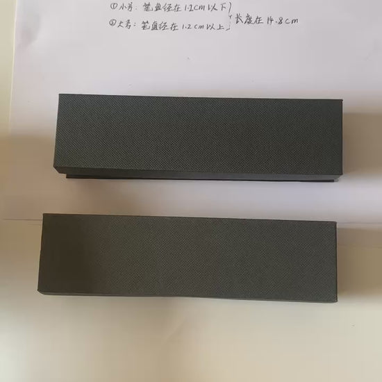 Premium magnetic flip pen gift box with elegant closure for luxury packaging