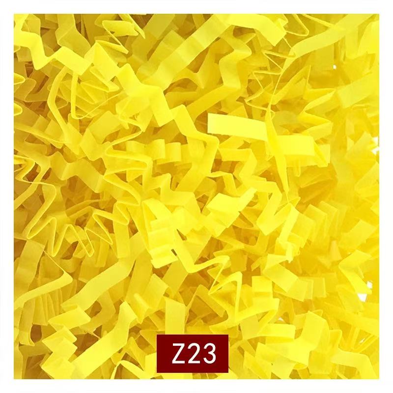 Assorted gift box filling materials including shred and tissue paper