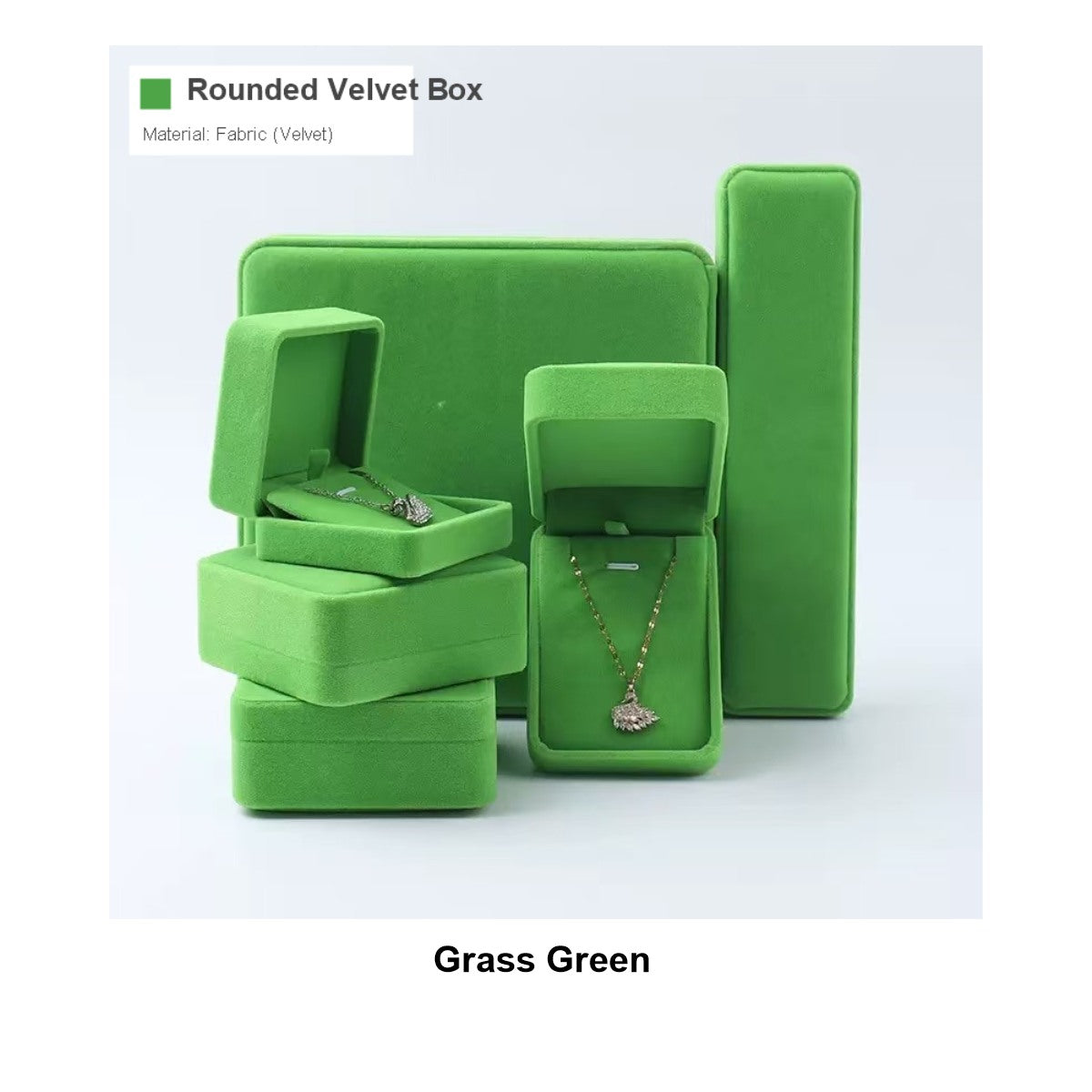 Ready-Stock Velvet Ring & Pendant Jewelry Boxes