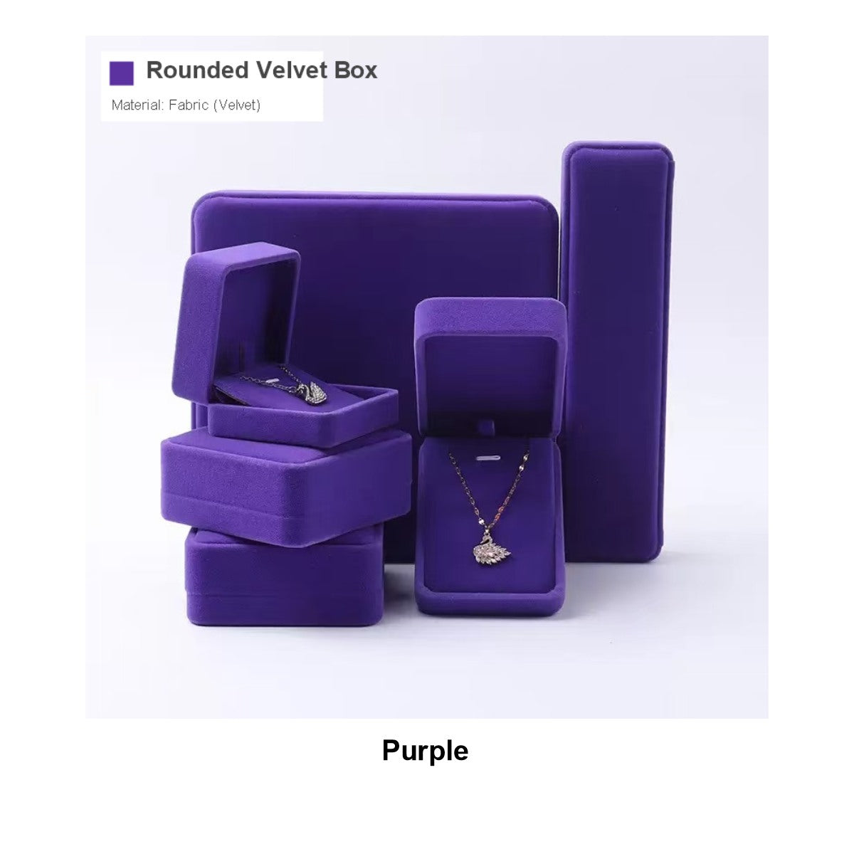 Ready-Stock Velvet Ring & Pendant Jewelry Boxes