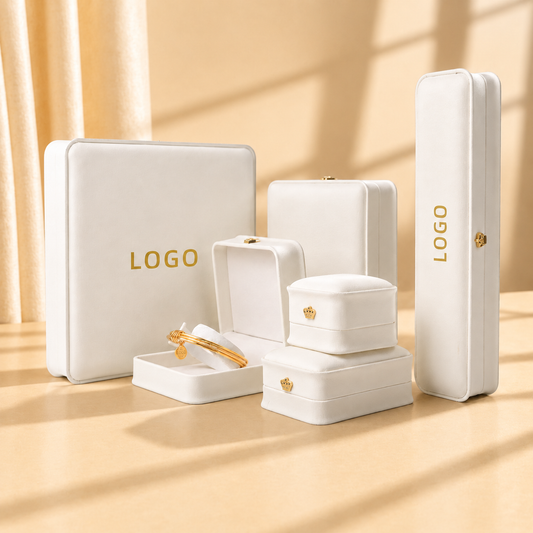 Ready-Stock Crown PU Leather Jewelry Boxes