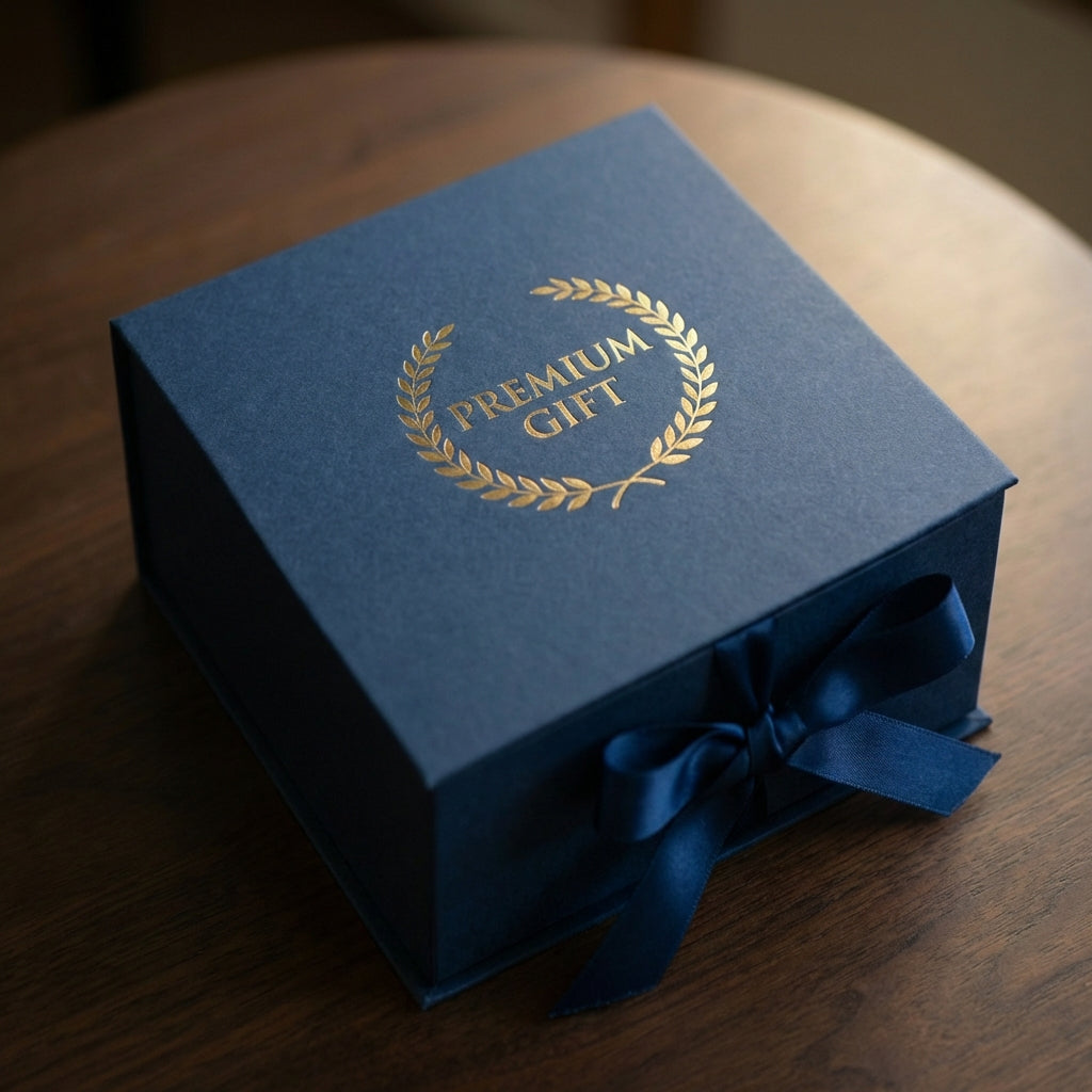 High-quality gift box with personalized logo design