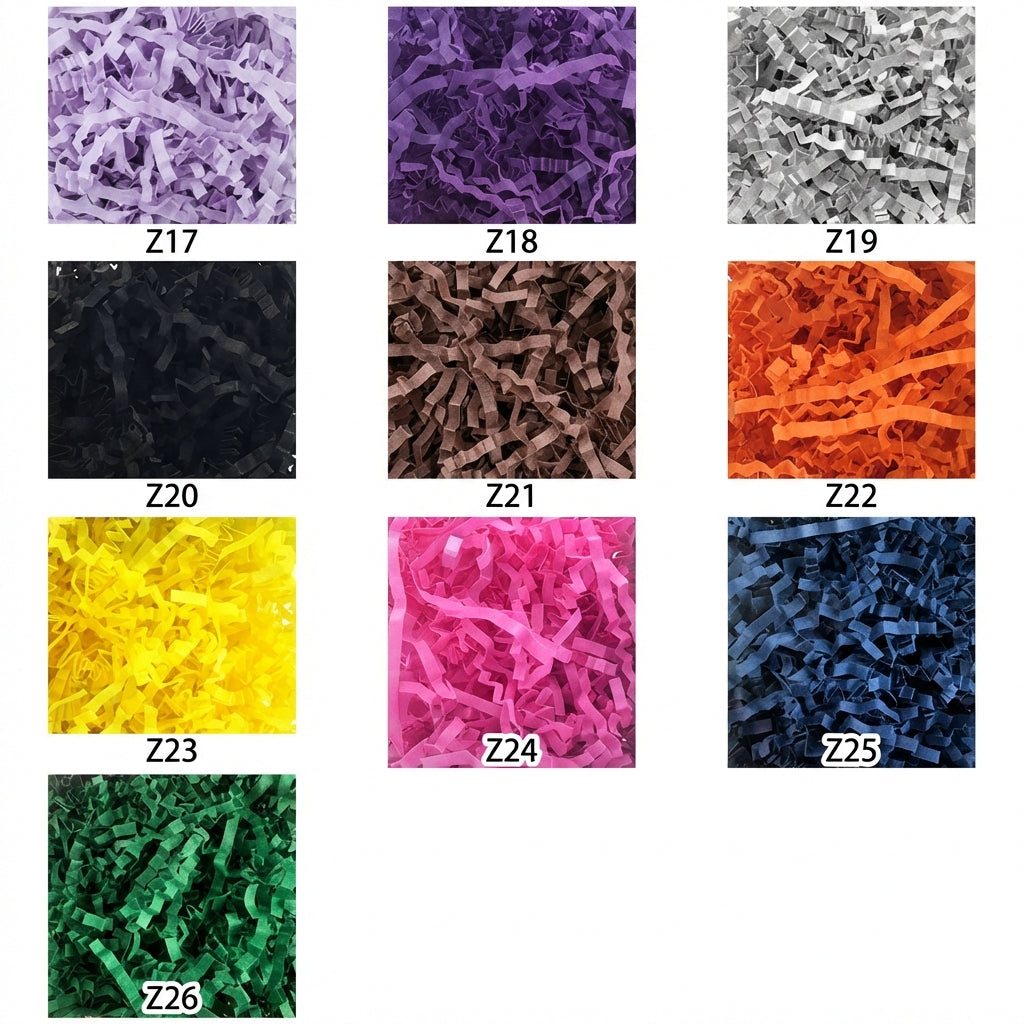 Textured crepe paper insert adding luxury touch to high-end gift boxes